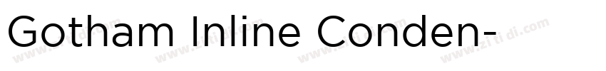 Gotham Inline Conden字体转换